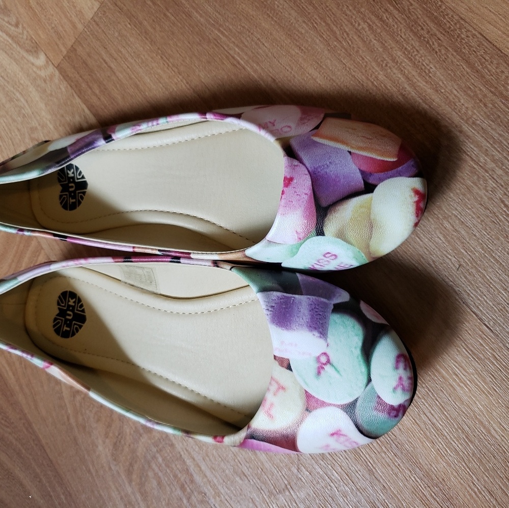 Conversation Heart Ballet Flat